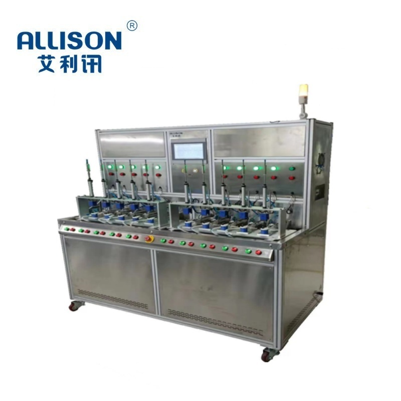 What are the specific conditions for testing the performance of water flow sensors in water purifiers?